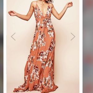Calabasas Floral Maxi Dress AU Size 8/ US Size 4